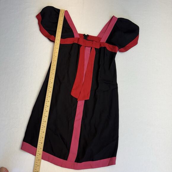 Vtg Dead Stock 90’s Betsey Johnson Black Dress Short Sleeve Made In USA Size 4 - Picture 4 of 7